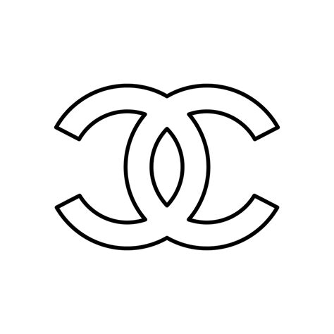 chanel logo outline.